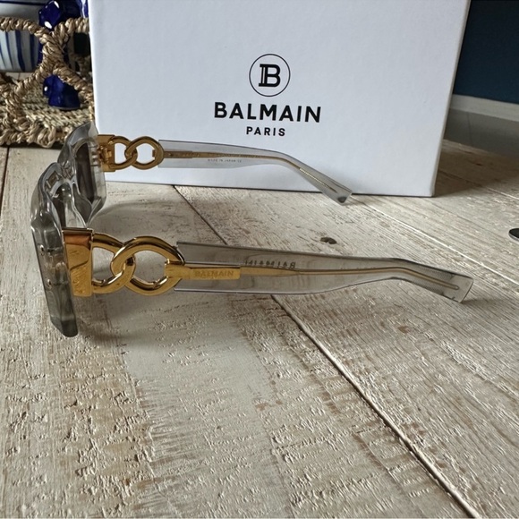 Chic Balmain Silver Sunglasses 53MM